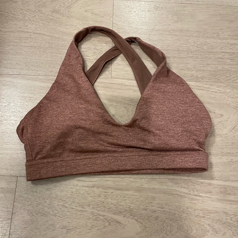 NEW P’tula M Bare V Sports Bra coral sands